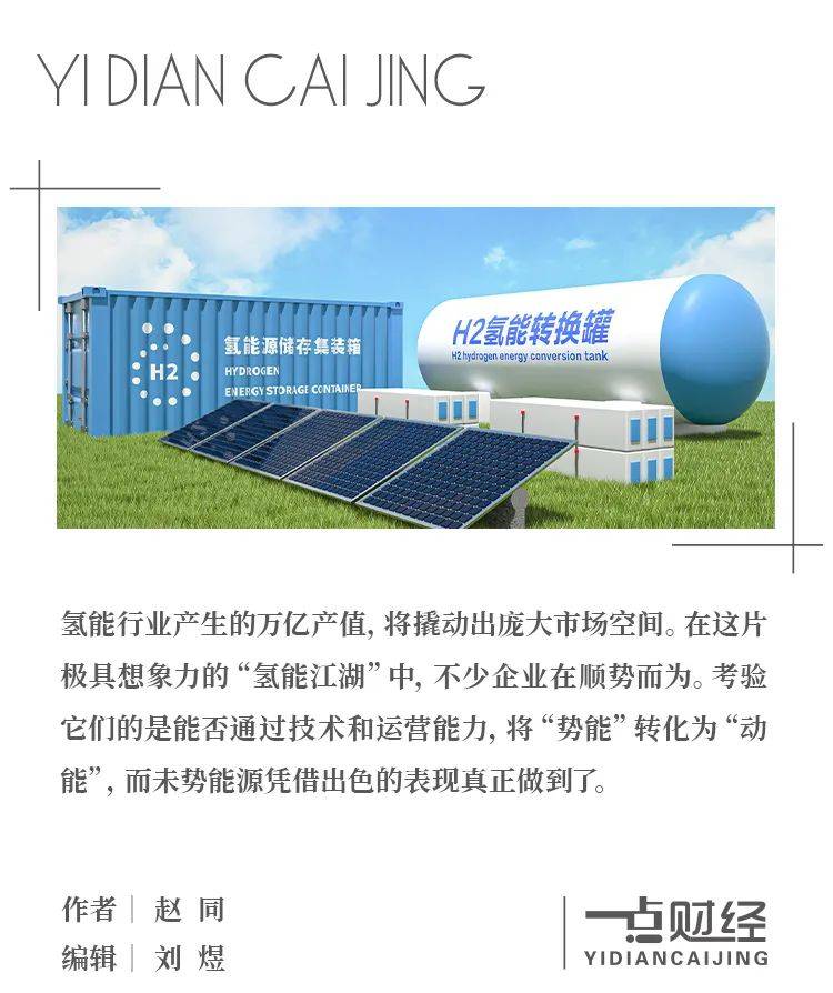 角子機:獨闖萬億氫能江湖,未勢能源顯露“雙輪動能”